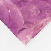 Der Violetkristall Fleecedecke (Ecke)