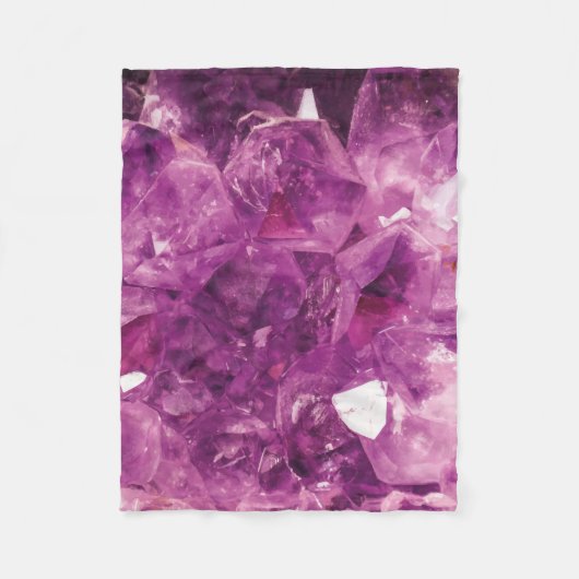 Der Violetkristall Fleecedecke (Vorderseite)