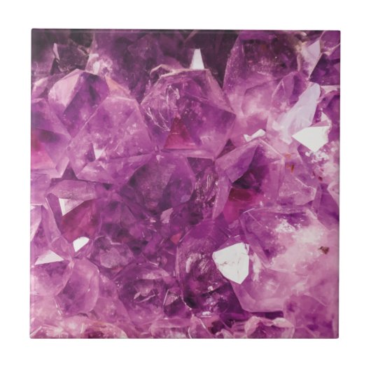 Der Violetkristall Fliese (Vorderseite)