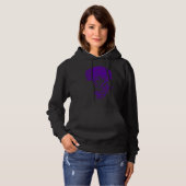 Der violette Prinz des Regens Hoodie (Vorne ganz)