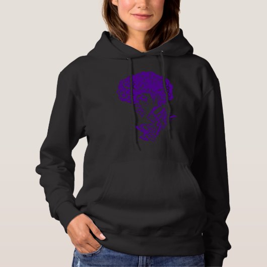 Der violette Prinz des Regens Hoodie (Vorderseite)