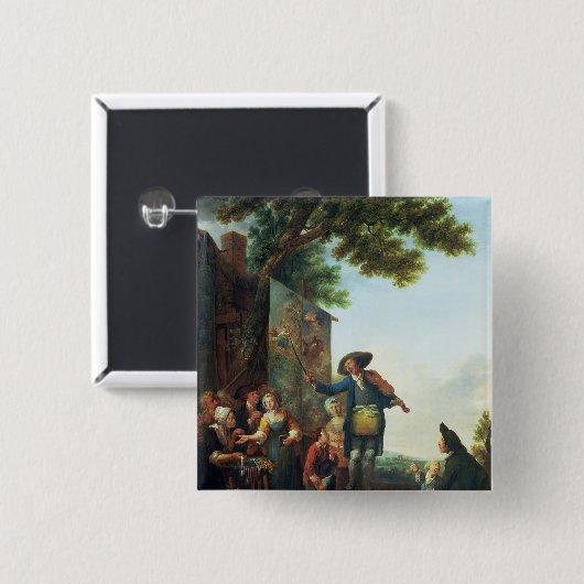 Der Violinist Button (Vorne & Hinten)