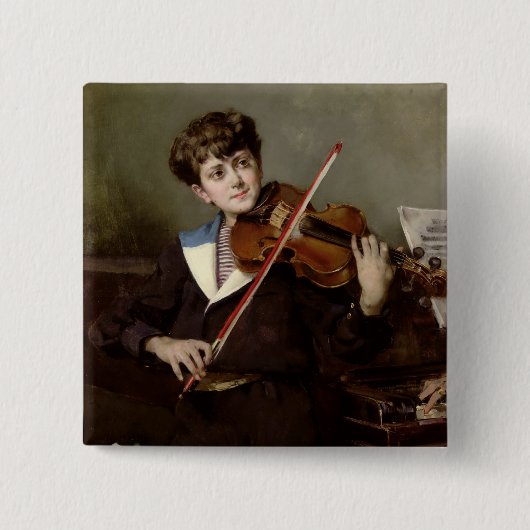 Der Violinist Button (Vorderseite)