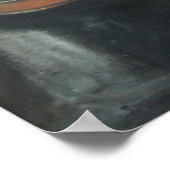 Der Violinist (Gemälde) Poster (Ecke)