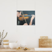 Der Violinist (Gemälde) Poster (Küche)