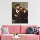 Der Violinist Leinwanddruck (Insitu (Wohnzimmer))