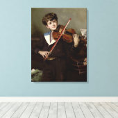 Der Violinist Leinwanddruck (Insitu (Holzboden))