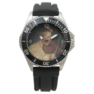 Der Violinist (männliche Musikerin) (von Pekka Hal Armbanduhr