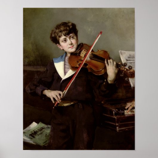 Der Violinist Poster (Vorne)