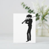 Der Violinist Postkarte (Stehend Vorderseite)