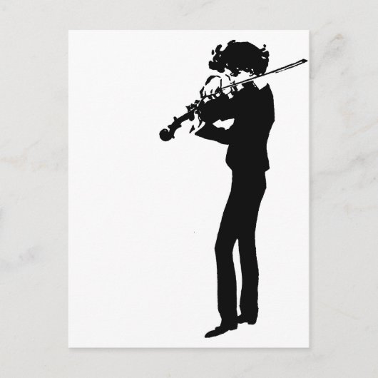 Der Violinist Postkarte (Vorderseite)