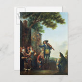 Der Violinist Postkarte (Vorne/Hinten)
