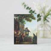 Der Violinist Postkarte (Stehend Vorderseite)