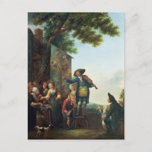 Der Violinist Postkarte