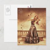 Der Violinist (Postkarte) Postkarte (Vorne/Hinten)