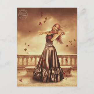 Der Violinist (Postkarte) Postkarte