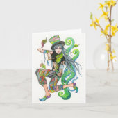 Der Violinspieler Karte (Gelbe Blume)