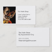 Der Violinspieler Visitenkarte (Vorne/Hinten)