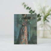 Der Violinspieler von Lovis Corinth Postkarte (Stehend Vorderseite)