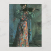 Der Violinspieler von Lovis Corinth Postkarte (Vorderseite)