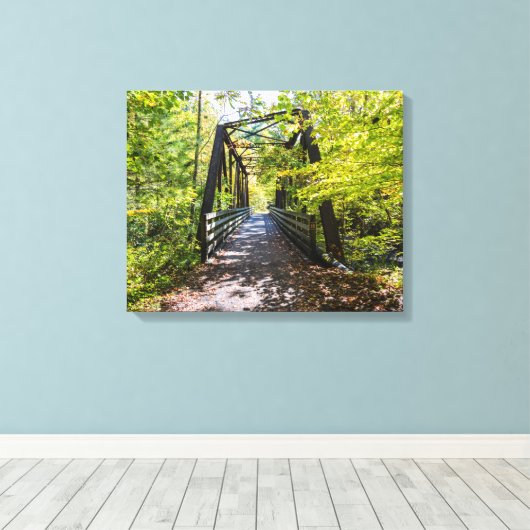 Der Virginia-Strampler Leinwanddruck (Insitu (Holzboden))