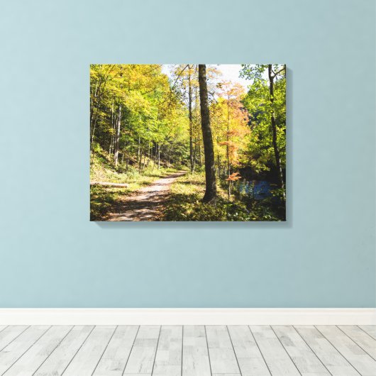 Der Virginia-Strampler Leinwanddruck (Insitu (Holzboden))