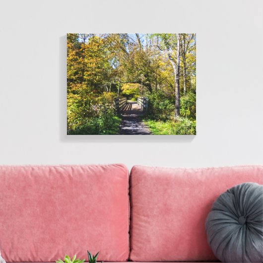 Der Virginia-Strampler Leinwanddruck (Insitu (Wohnzimmer))