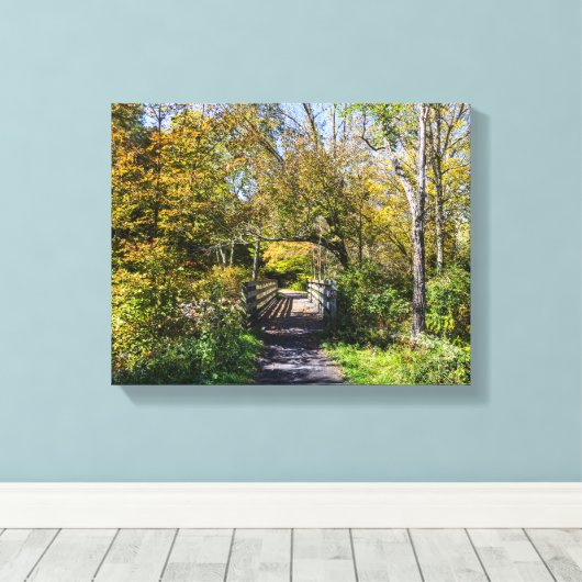 Der Virginia-Strampler Leinwanddruck (Insitu (Holzboden))