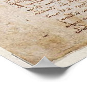 Der viruvianische Mensch Poster (Ecke)