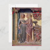 Der Visitation, 1340-51 Postkarte (Vorne/Hinten)