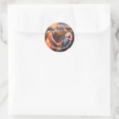Der Visitation Classic Round Sticker (Tasche)