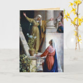 DER VISITATION. KARTE (Gelbe Blume)