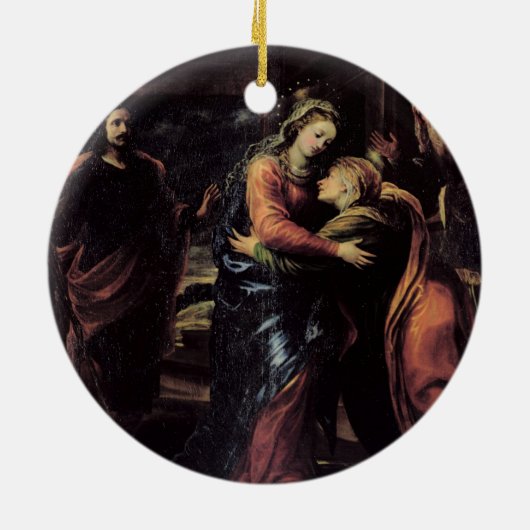 Der Visitation Keramik Ornament (Hinten)