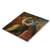 Der Visitation (Öl auf Leinwand) Fliese (Seite)