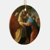 Der Visitation (Öl auf Leinwand) Keramik Ornament (Rechts)