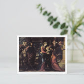 Der Visitation Postkarte (Stehend Vorderseite)