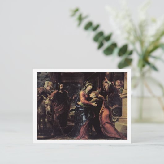 Der Visitation Postkarte (Stehend Vorderseite)
