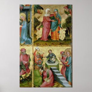 Der Visitation und die Debatte mit Doktoren Poster