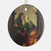 Der Visitation von St. Elizabeth zur Jungfrau Mary Keramik Ornament (Links)