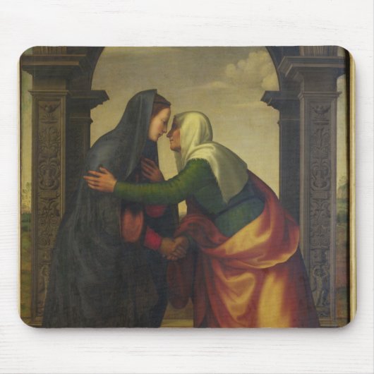 Der Visitation von St. Elizabeth zur Jungfrau Mary Mousepad (Vorne)