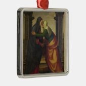Der Visitation von St. Elizabeth zur Jungfrau Mary Silbernes Ornament (Rechts)