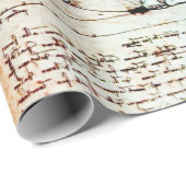 DER VITRUVIAN MAN VON Leonardo Da Vinci Geschenkpapier (Rolleneckpunkt)