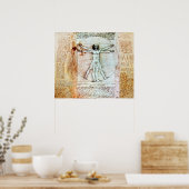 DER VITRUVIANER POSTER (Küche)