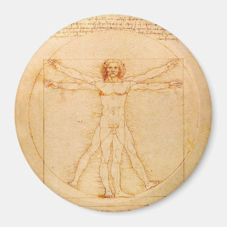 Der Vitruvianische Mann - Leonardo da Vinci Magnet