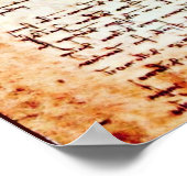 DER VITRUVIER POSTER (Ecke)