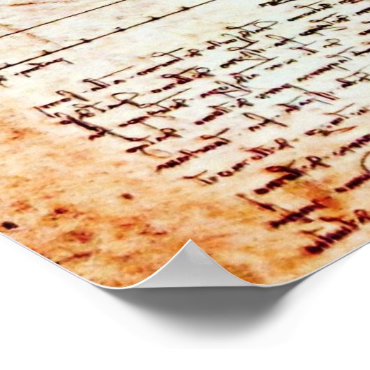 DER VITRUVIER POSTER (Ecke)