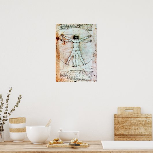 DER VITRUVIER POSTER (Küche)