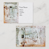 DER VITRUVIER , Weißbuch Visitenkarte (Vorne/Hinten)