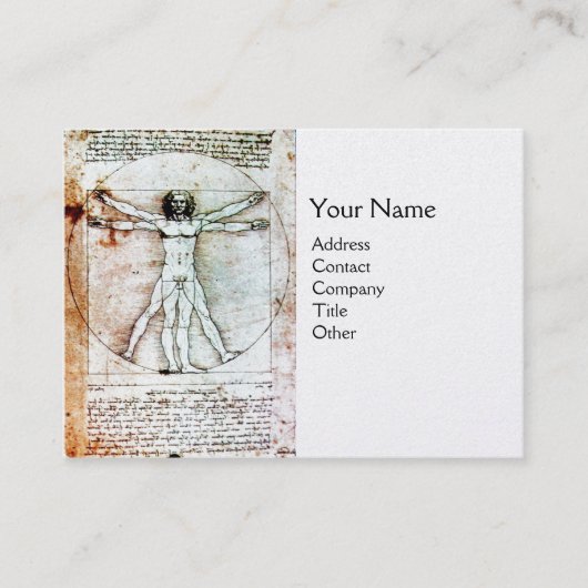 DER VITRUVIER , Weißbuch Visitenkarte (Vorderseite)