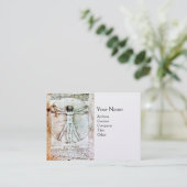 DER VITRUVIER , Weißbuch Visitenkarte (Stehend Vorderseite)